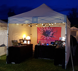 Kunsthandwerkermarkt, Kongress am Park, Encaustic-Produkte, handgefertigter Schmuck und Kugelschreiber