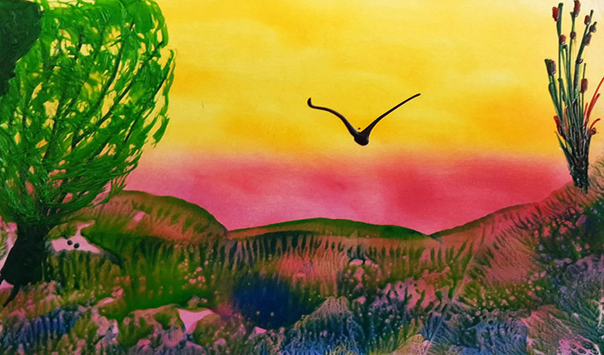 Malplatte, Encaustic-Pen, PanPastell